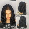 Short Curly Knotless Braided Wig - SASHA SALE