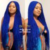 Cornrow closure knotless braided lace wig