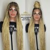 Full Lace Small Knotless Braided Lace Front Wigs - Juanna