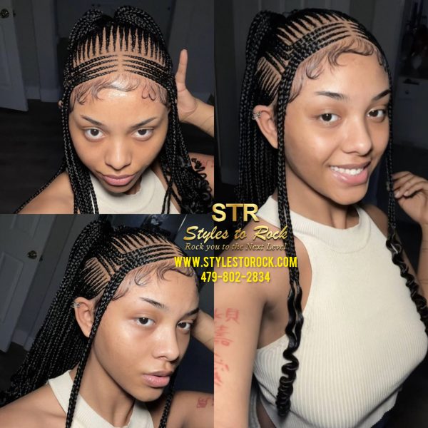 Swap Cornrow knotless Braided Wig - PRINCESS SALE