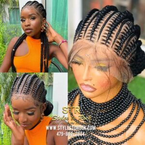 Cornrow Knotless Braids